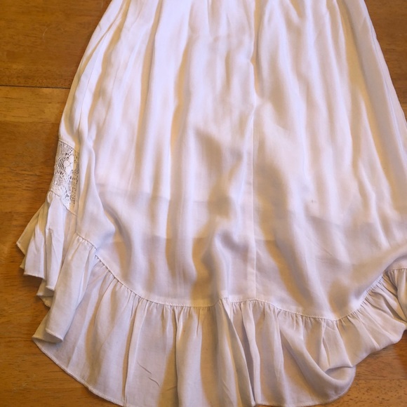 D-Signed sundress with flowers and lace Sz Large - Picture 8 of 10